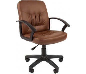 Кресло офисное CHAIRMAN 651 ЭКО коричневое в Самаре