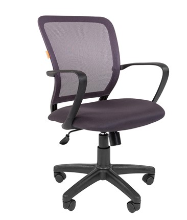 Офисное кресло CHAIRMAN 698 black TW, ткань, цвет серый в Тольятти - изображение