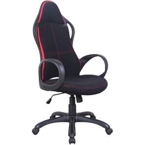 Кресло Brabix Premium Force EX-516 (ткань, черное/вставки красные) 531571 в Тольятти