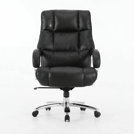 Кресло компьютерное Brabix Premium Bomer HD-007 (рециклированная кожа, хром, черное) 531939 в Тольятти - изображение