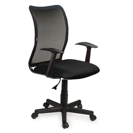 Офисное кресло Brabix Spring MG-307 (с подлокотниками, черное TW) в Самаре - изображение