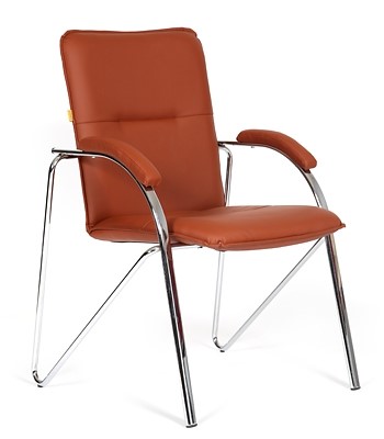 Компьютерное кресло CHAIRMAN 850 Экокожа Terra 111 коричневая в Самаре - изображение