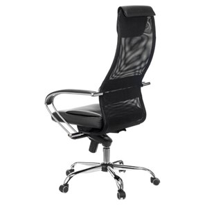 Офисное кресло Brabix Premium Stalker EX-609 PRO (хром, мультиблок, ткань-сетка/экокожа, черное) 532416 в Тольятти - предосмотр 4