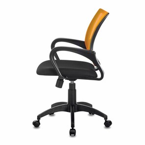 Кресло компьютерное Brabix Fly MG-396 (с подлокотниками, сетка, оранжевое/черное) 532084 в Тольятти - предосмотр 3