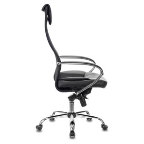 Офисное кресло Brabix Premium Stalker EX-609 PRO (хром, мультиблок, ткань-сетка/экокожа, черное) 532416 в Тольятти - предосмотр 1