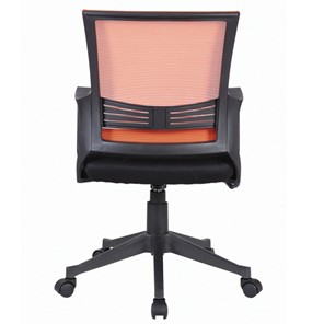 Компьютерное кресло Brabix Balance MG-320 (с подлокотниками, комбинированное черное/оранжевое) 531832 в Тольятти - предосмотр 2