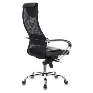 Офисное кресло Brabix Premium Stalker EX-609 PRO (хром, мультиблок, ткань-сетка/экокожа, черное) 532416 в Тольятти - предосмотр 2