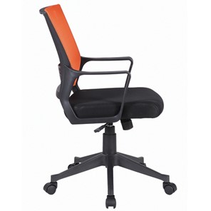 Компьютерное кресло Brabix Balance MG-320 (с подлокотниками, комбинированное черное/оранжевое) 531832 в Тольятти - предосмотр 1