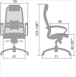 Офисное кресло Samurai SL-1.04, темно-коричневый в Тольятти - предосмотр 1