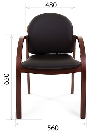 Кресло компьютерное CHAIRMAN 659 Экокожа черная в Самаре - изображение 1