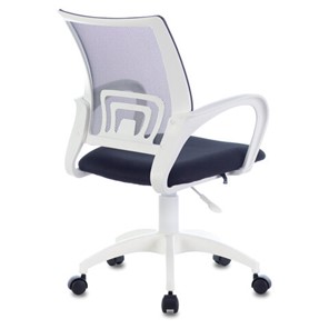 Офисное кресло Brabix Fly MG-396W (с подлокотниками, пластик белый, сетка, темно-серое) 532400 в Тольятти - предосмотр 1