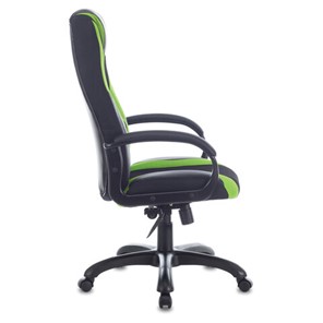 Компьютерное кресло Brabix Premium Rapid GM-102 (экокожа/ткань, черное/зеленое) 532419 в Тольятти - предосмотр 1