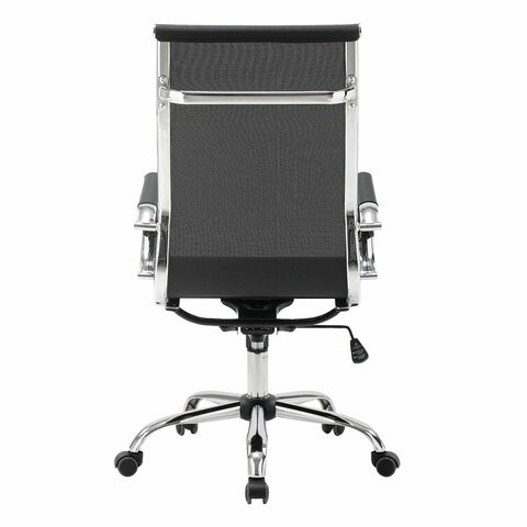 Кресло офисное Brabix Line EX-530 (хром, сетка, черное) 531846 в Самаре - изображение 3