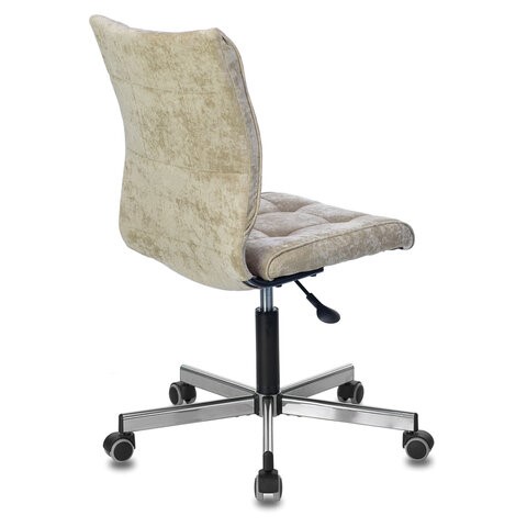 Офисное кресло Brabix Stream MG-314 (без подлокотников, пятилучие серебристое, ткань, песочное) 532396 в Тольятти - изображение 2