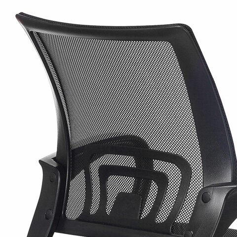 Кресло Brabix Fly MG-396 (с подлокотниками, сетка, черное) 532083 в Самаре - изображение 6