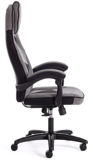 Компьютерное кресло ARENA флок , серый/черный, 29/35 арт.14129 в Тольятти - изображение 1