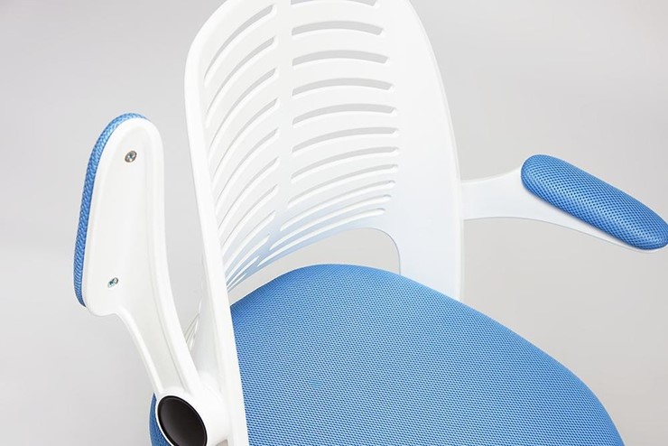 Кресло компьютерное JOY ткань, синий, арт.11997 в Тольятти - изображение 10