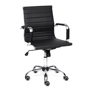 Кресло компьютерное URBAN-LOW кож/зам, черный, арт.14460 в Самаре