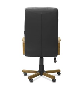 Офисное кресло Атлант W, экокожа премиум / черная CN1114/ дерево - орех в Тольятти - предосмотр 6
