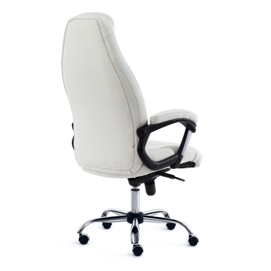 Кресло компьютерное BOSS Lux, кож/зам, белый, арт.15307 в Тольятти - изображение 2