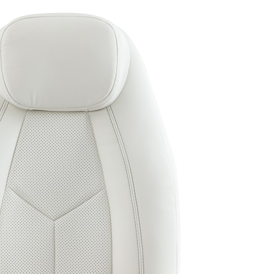 Кресло компьютерное BOSS Lux, кож/зам, белый, арт.15307 в Тольятти - изображение 5