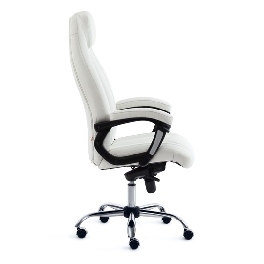 Кресло компьютерное BOSS Lux, кож/зам, белый, арт.15307 в Тольятти - изображение 1