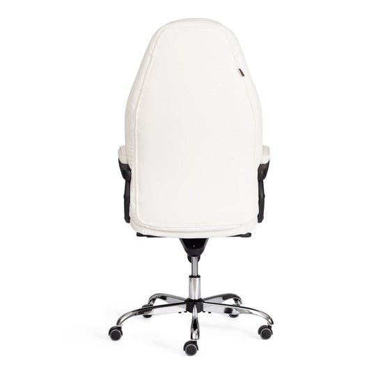 Кресло компьютерное BOSS Lux, кож/зам, белый, арт.21152 в Тольятти - изображение 4