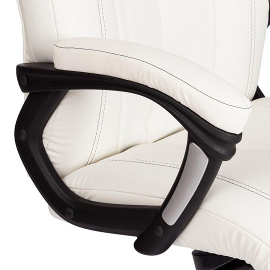 Кресло компьютерное BOSS Lux, кож/зам, белый, арт.21152 в Тольятти - изображение 6
