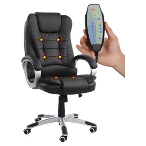 Компьютерное кресло BRABIX "Comfort MS-003", 6 массажных модулей, экокожа, черное, 532521 в Самаре