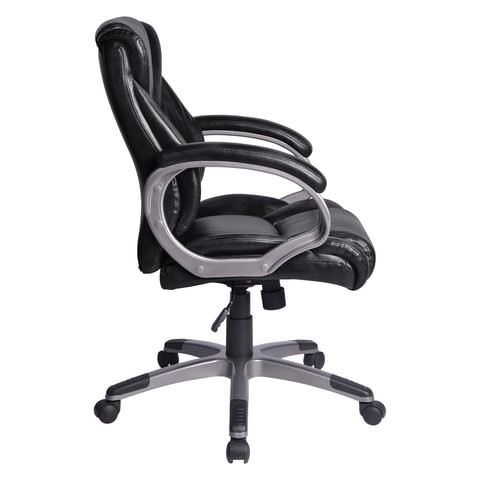 Кресло офисное BRABIX "Eldorado EX-504", экокожа, черное, 530874 в Тольятти - изображение 1