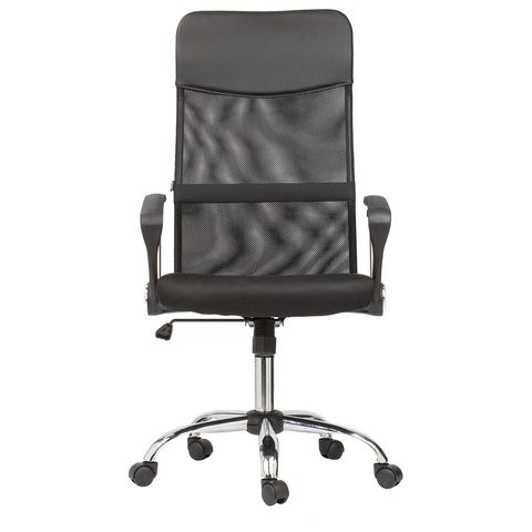Офисное кресло BRABIX "Flash MG-302", с подлокотниками, хром, черное, 530867 в Самаре - изображение 3