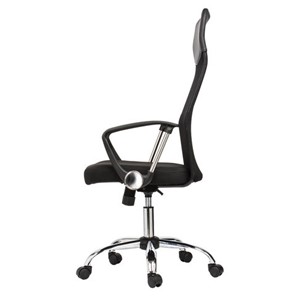 Офисное кресло BRABIX "Flash MG-302", с подлокотниками, хром, черное, 530867 в Самаре - предосмотр 4