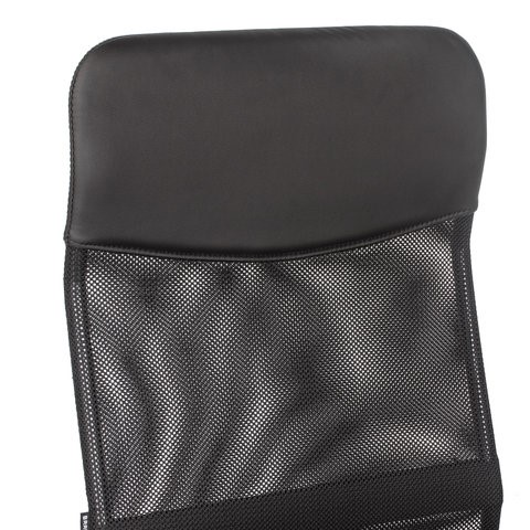Офисное кресло BRABIX "Flash MG-302", с подлокотниками, хром, черное, 530867 в Самаре - изображение 7