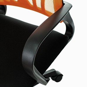 Кресло компьютерное Brabix Fly MG-396 (с подлокотниками, сетка, оранжевое/черное) 532084 в Тольятти - предосмотр 11