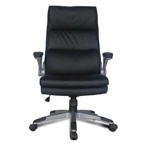 Кресло офисное BRABIX "Fregat EX-510", рециклированная кожа, черное, 530863 в Самаре - изображение 4
