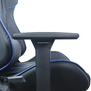 Кресло компьютерное BRABIX "GT Carbon GM-120", две подушки, экокожа, черное/синее, 531930 в Тольятти - предосмотр 13