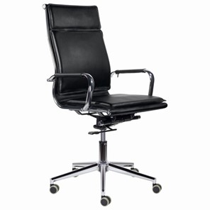 Кресло офисное BRABIX PREMIUM "Kayman EX-532", экокожа, хром, черное, 532543 в Самаре