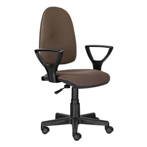 Компьютерное кресло Brabix Prestige Ergo MG-311 (регулируемая эргономичная спинка, ткань, коричневое) 531875 в Самаре