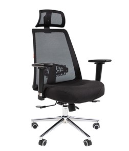 Офисное кресло CHAIRMAN 535 LUX сетчатый акрил черный / полиэстер черный в Сызрани