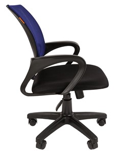 Компьютерное кресло CHAIRMAN 696 black Сетчатый акрил DW61 синий в Самаре - предосмотр 2