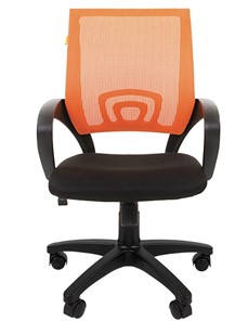Компьютерное кресло CHAIRMAN 696 black Сетчатый акрил DW66 оранжевый в Сызрани - предосмотр 4