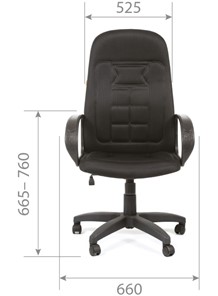 Кресло офисное CHAIRMAN 727 TW 12, цвет серый в Тольятти - предосмотр 4