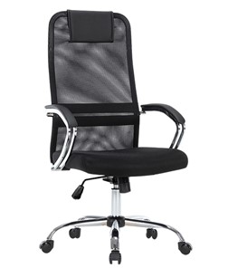 Кресло компьютерное CHAIRMAN CH612 Сетчатый акрил / Ткань стандарт / Экокожа, черный в Самаре