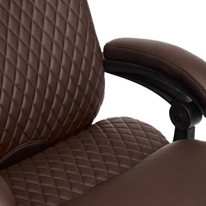 Офисное кресло CHIEF кож/зам/ткань, коричневый/коричневый стеганный, 36-36/36-36 стеганный/24 арт.13111 в Тольятти - предосмотр 5