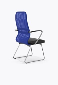 Кресло офисное Ergolife Sit 8 B2-9K - X1+Extra (Синий-Черный) в Сызрани - предосмотр 1