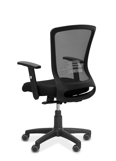 Офисное кресло Фьюжн, сетка/ткань TW / черная/черная в Тольятти - изображение 5