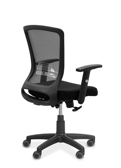 Офисное кресло Фьюжн, сетка/ткань TW / черная/черная в Тольятти - изображение 7