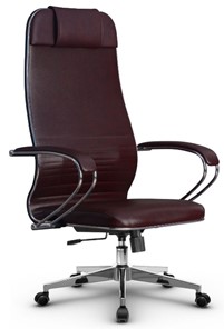 Кресло офисное Metta L 1m 38K2/K топган, нижняя часть 17834 бордовый в Самаре
