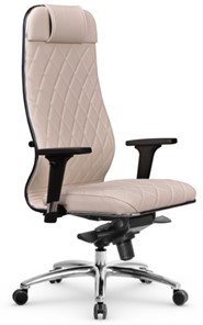 Кресло офисное Мetta L 1m 40M/2D Infinity Easy Clean (MPES) мультиблок, нижняя часть 17838 бежевый в Самаре - предосмотр