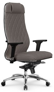 Кресло офисное Мetta L 1m 40M/2D Infinity Easy Clean (MPES) мультиблок, нижняя часть 17838 серый в Самаре - предосмотр